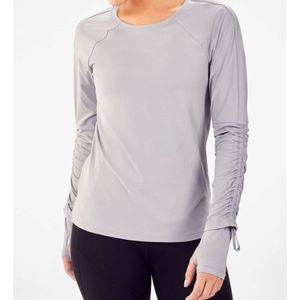 Fabletics Cashel Adjustable Long Sleeve II Haze Grey